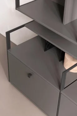 JOOP! Wohnwände & Tv-Lowboards-Wohnwand Frames Schiefer