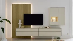 Wohnwände & Tv-Lowboards|Musterring Wohnwand Kara-Frame Cashmere