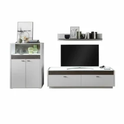 Wohnwand Manchester 3tlg.<IDEAL Wohnen Sale