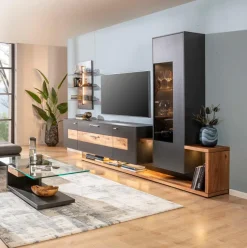 Gwinner by Radon Wohnwände & Tv-Lowboards-Wohnwand Media Concept Anthrazit