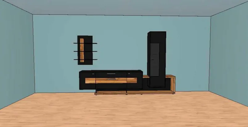 Gwinner by Radon Wohnwände & Tv-Lowboards-Wohnwand Media Concept Anthrazit