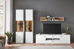 IDEAL Wohnen Wohnwände & Tv-Lowboards-Wohnwand Morella 4tlg. Weiß