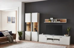 IDEAL Wohnen Wohnwände & Tv-Lowboards-Wohnwand Morella 4tlg. Weiß