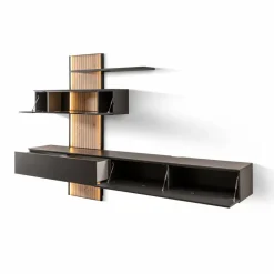 Boegner Wohnwände & Tv-Lowboards-Wohnwand Planum Anthrazit
