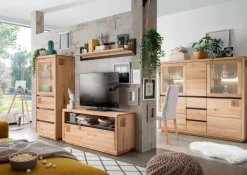 G+K Wohnwände & Tv-Lowboards-Wohnwand Richmond 3tlg. Wildeiche