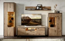 Wohnconcept Wohnwände & Tv-Lowboards-Wohnwand Ruben Eiche