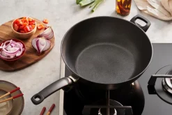 Fissler Töpfe-Wok Adamant Ø 32 cm Schwarz