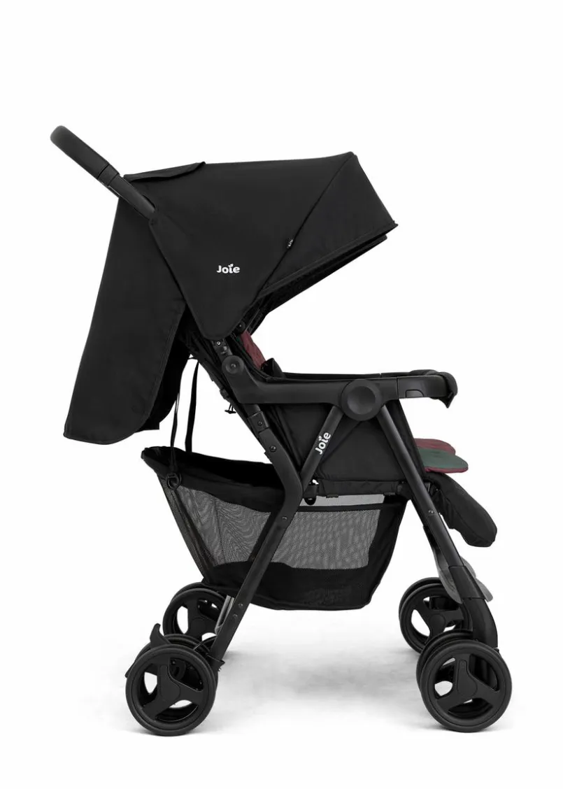 Joie Geschwisterwagen & Zwillingskinderwagen-Zwillingsbuggy Aire Twin Shale