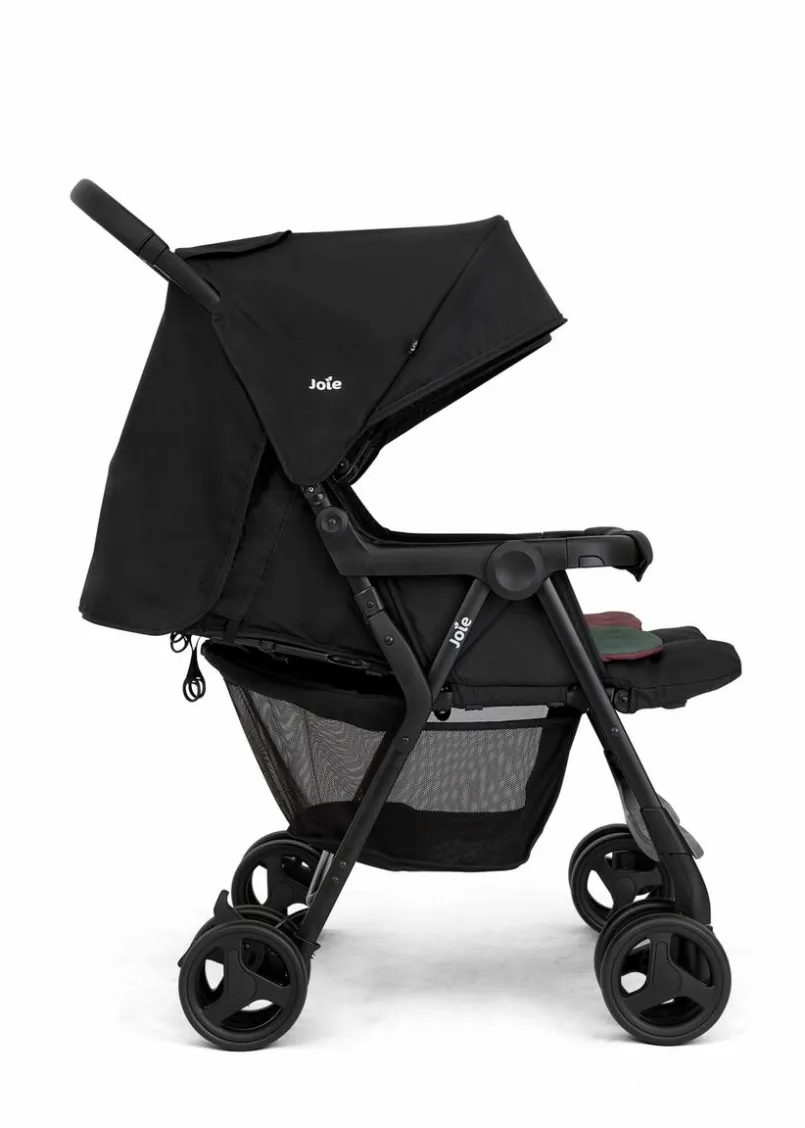 Joie Geschwisterwagen & Zwillingskinderwagen-Zwillingsbuggy Aire Twin Shale