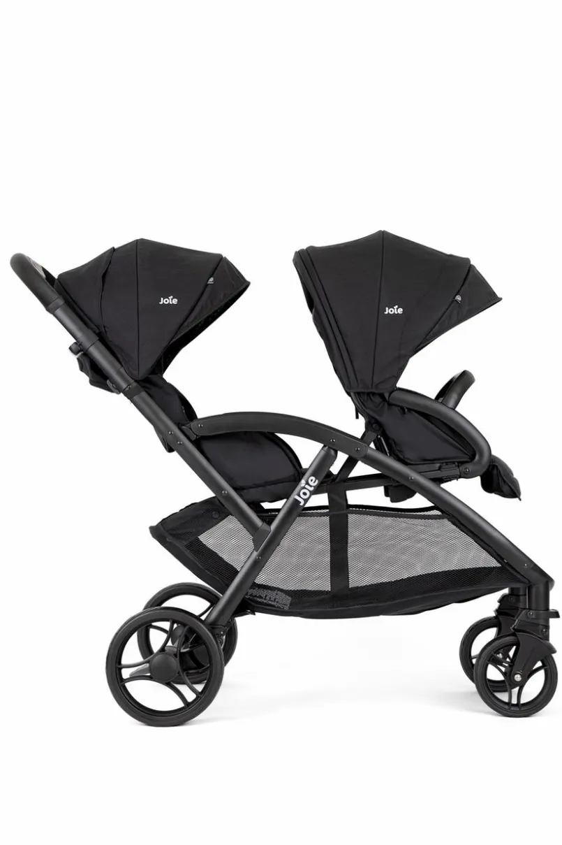 Geschwisterwagen & Zwillingskinderwagen|Joie Zwillingsbuggy Evalite Duo Shale