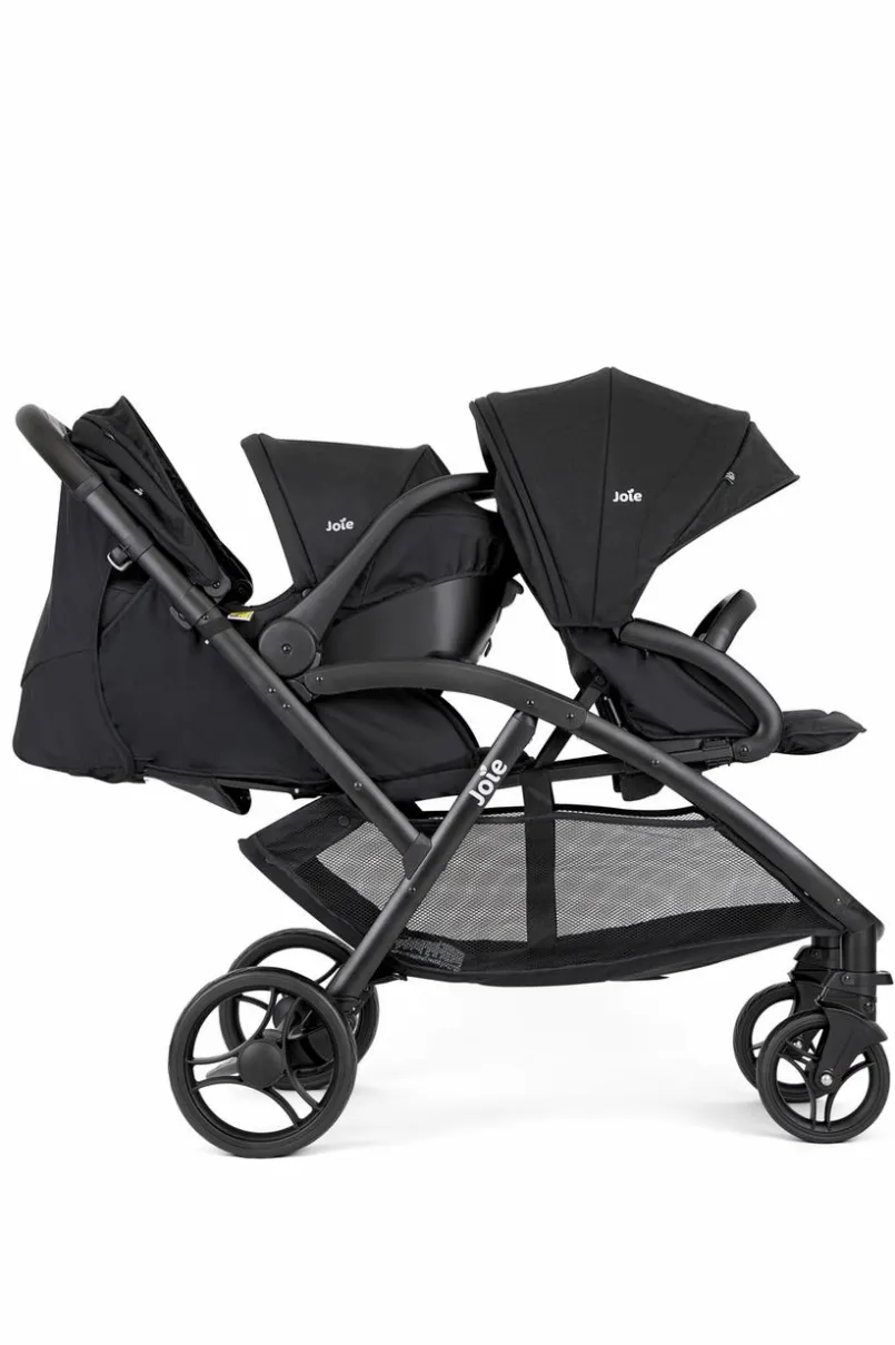 Geschwisterwagen & Zwillingskinderwagen|Joie Zwillingsbuggy Evalite Duo Shale