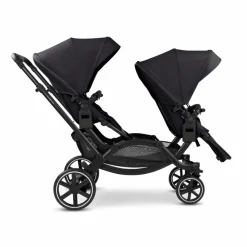 ABC Design Geschwisterwagen & Zwillingskinderwagen-Zwillingsbuggy Zoom 2 Coal