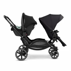 ABC Design Geschwisterwagen & Zwillingskinderwagen-Zwillingsbuggy Zoom 2 Coal