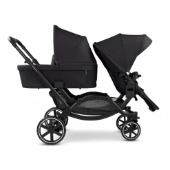 ABC Design Geschwisterwagen & Zwillingskinderwagen-Zwillingsbuggy Zoom 2 Coal